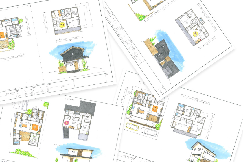 お客さまと住みやすくて、<br>ちょっとかっこいい家を自由設計で